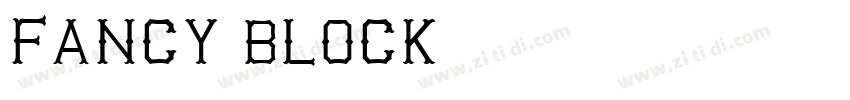 fancy block字体转换